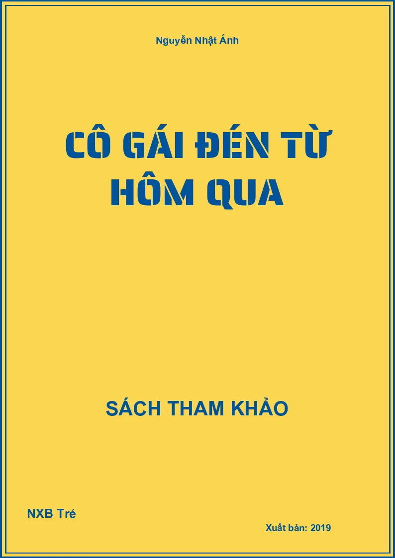 Cô gái đén từ hôm qua