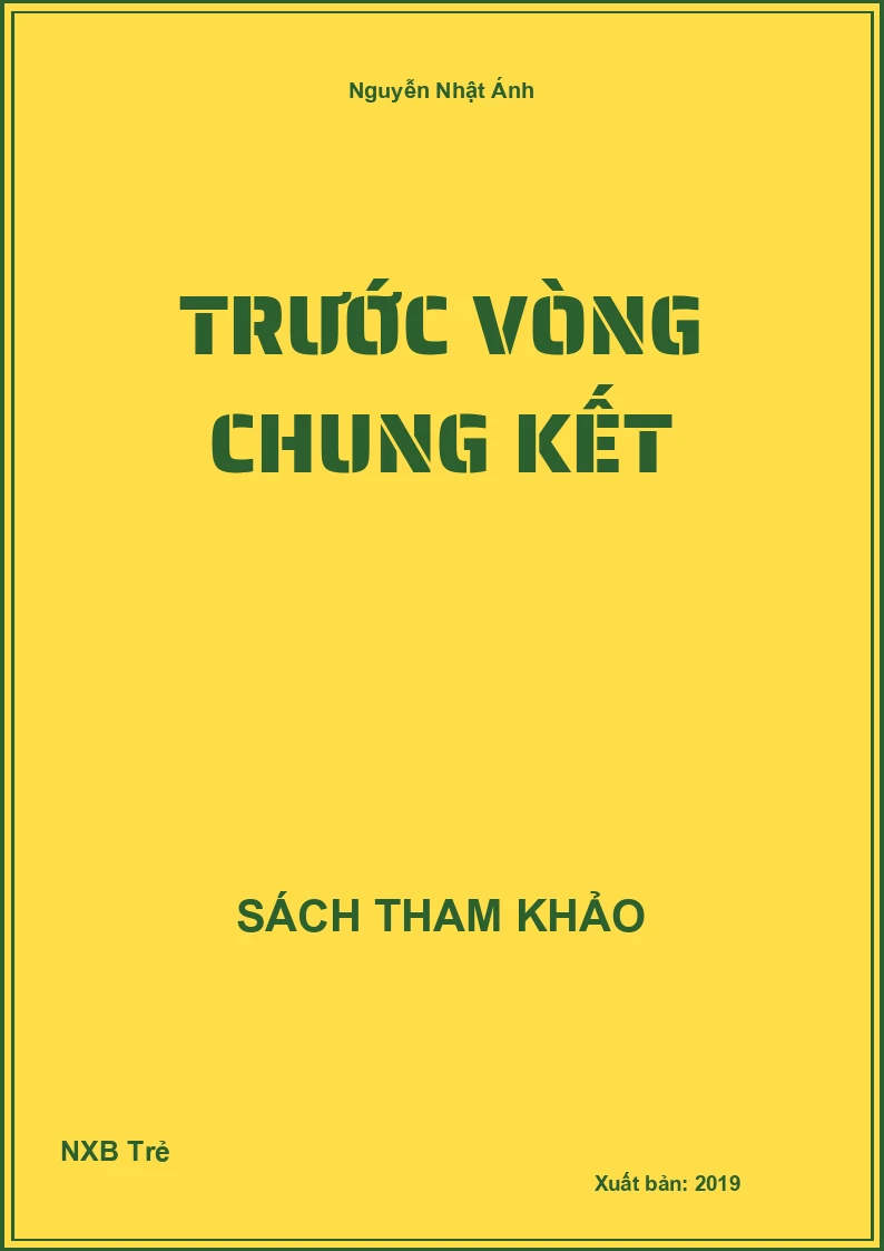 Trước vòng chung kết