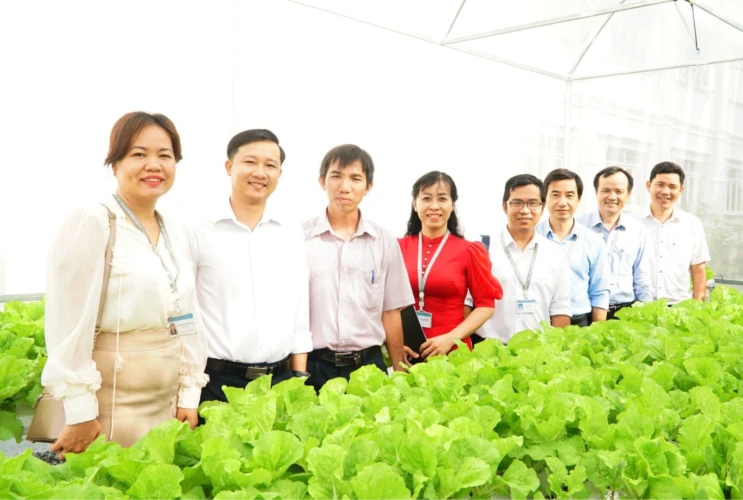 Nghiệm thu mô hình ứng dụng tiến bộ KH &CN “Mô hình trồng rau thủy canh”