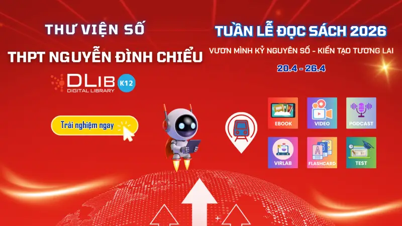Chinh phục Tuần Lễ Đọc Sách 2026: “Vươn mình Kỷ nguyên số – Kiến tạo tương lai” với 6 trạm trải nghiệm hấp dẫn