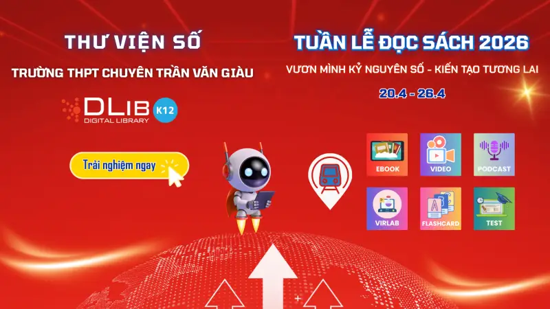 Chinh phục Tuần Lễ Đọc Sách 2026: “Vươn mình Kỷ nguyên số – Kiến tạo tương lai” với 6 trạm trải nghiệm hấp dẫn