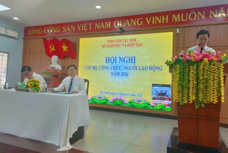 Hội nghị cán bộ, công chức và người lao động cơ quan Sở GD&ĐT tỉnh Tây Ninh năm 2026