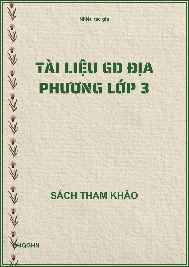 Tài liệu GD địa phương lớp 3