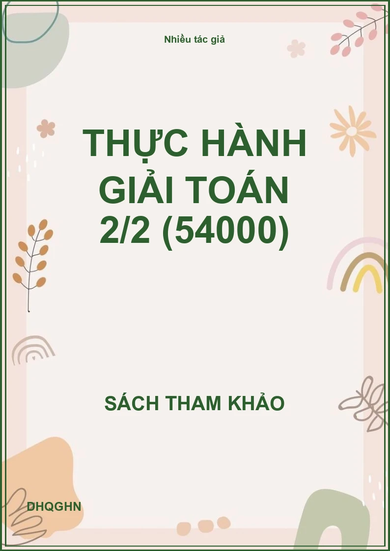 Thực hành giải Toán 2/2 (54000)