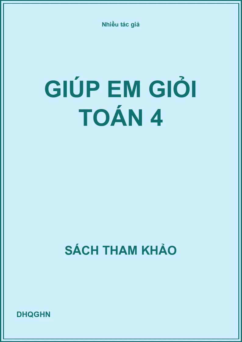 Giúp em giỏi Toán 4