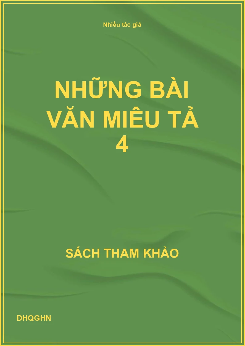 Những bài văn miêu tả 4