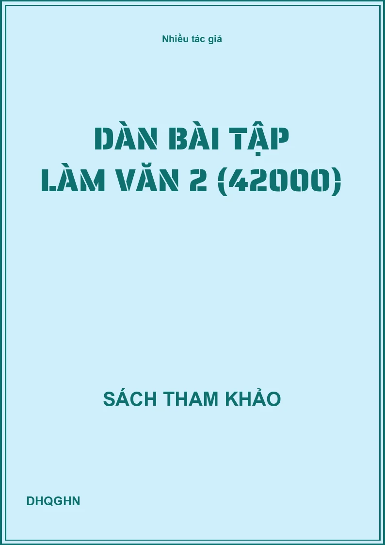Dàn bài Tập làm Văn 2 (42000)