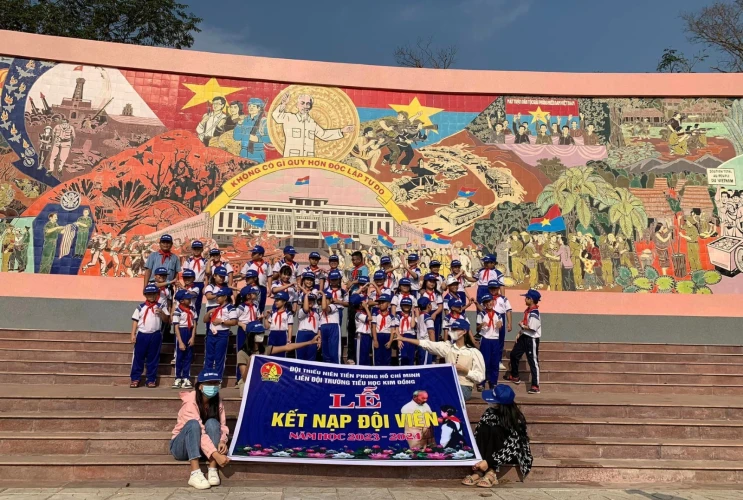 Liên đội Tiểu học Kim Đồng tổ chức buổi sinh hoạt ngoại khóa