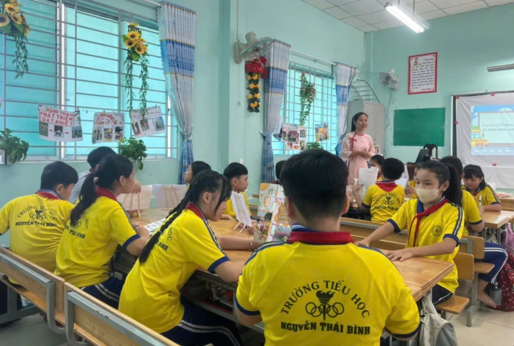 Trường Tiểu học Nguyễn Thái Bình tổ chức Hội thi giáo viên chủ nhiệm lớp giỏi cấp trường.