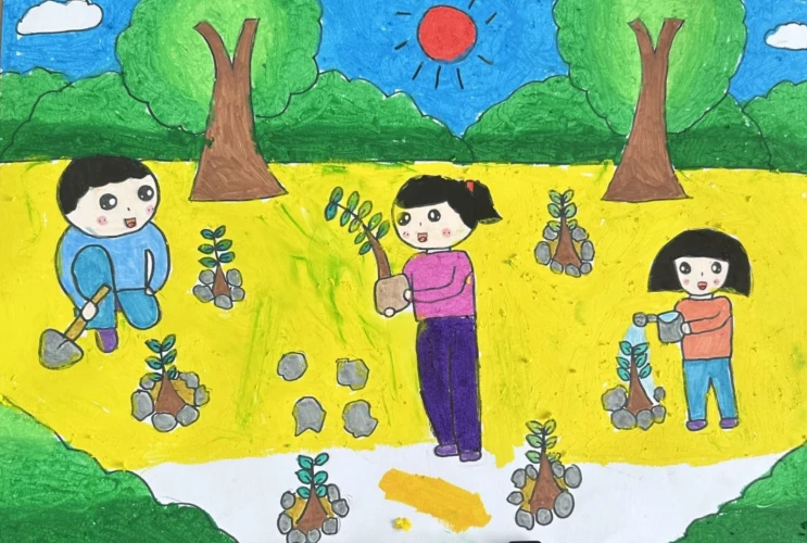 Trường Tiểu học Nguyễn Thái Bình tổ chức Cuộc thi vẽ tranh cho học sinh năm học 2024-2025