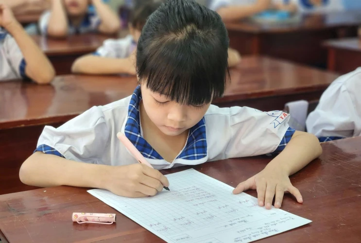 Hội thi “Viết chữ đúng mẫu cấp trường năm học 2024 - 2025”