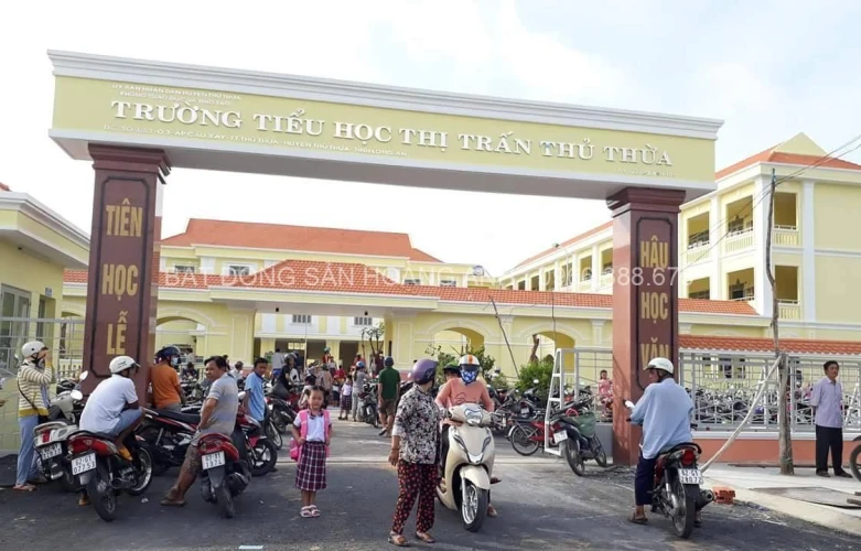 Trường Tiểu học Thị Trấn Thủ Thừa đưa vào sử dụng cơ sở vật chất mới năm học 2018-2019