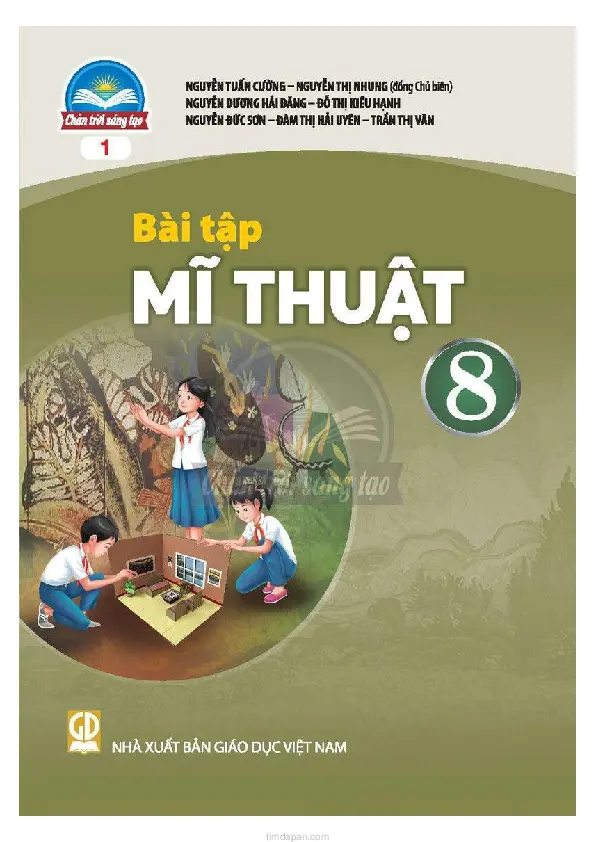 Sách Bài Tập Mĩ Thuật 8 Bản 1 - Chân Trời Sáng Tạo