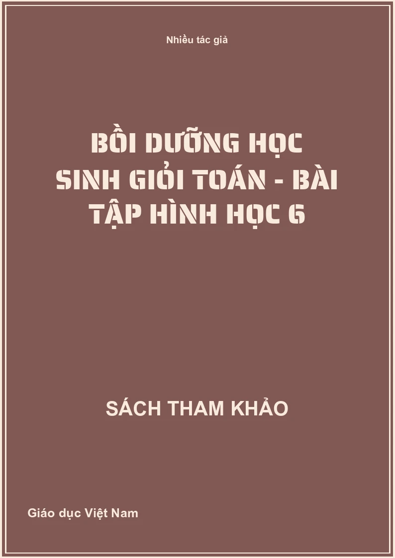 Bồi Dưỡng Học Sinh Giỏi Toán - Bài Tập Hình Học 6