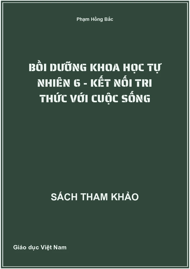 Bồi Dưỡng Khoa Học Tự Nhiên 6 - Kết Nối Tri Thức Với Cuộc Sống