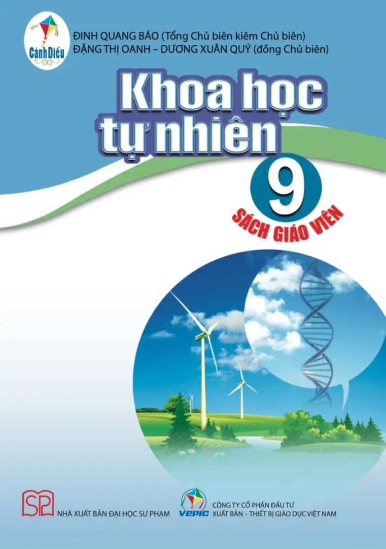 Sách giáo viên Khoa học tự nhiên 9 - Cánh diều