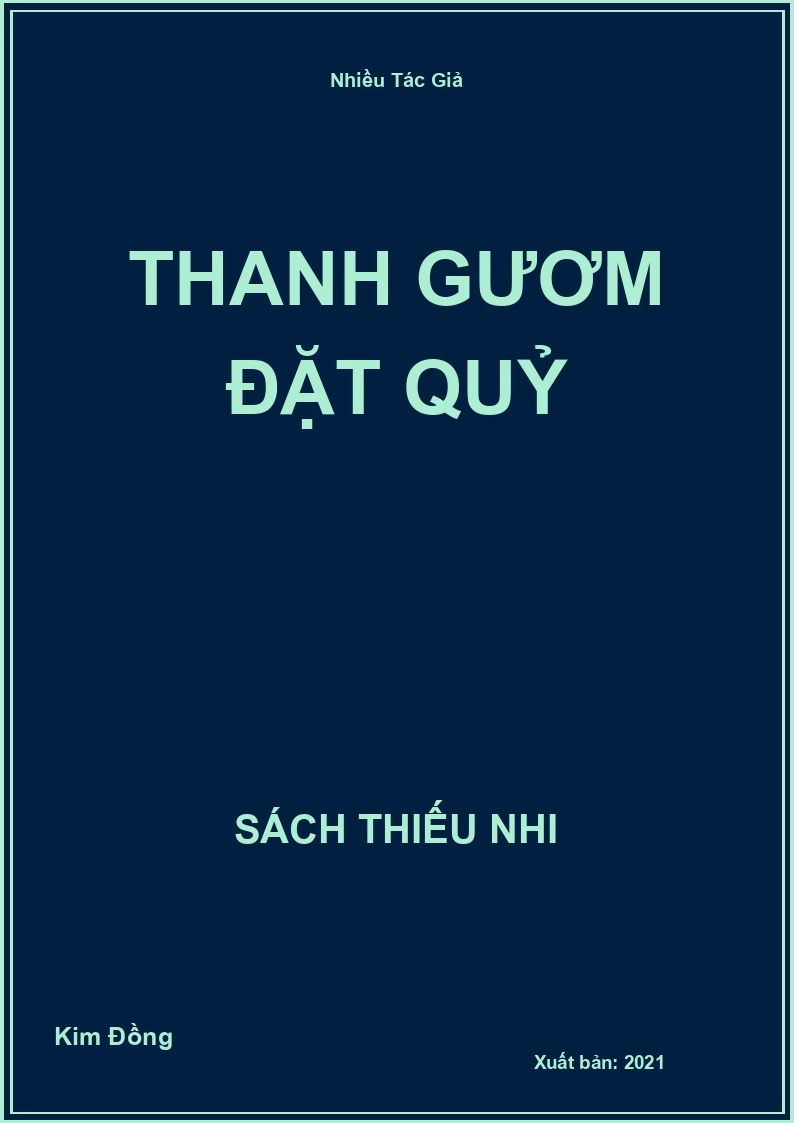 Thanh gươm đặt quỷ