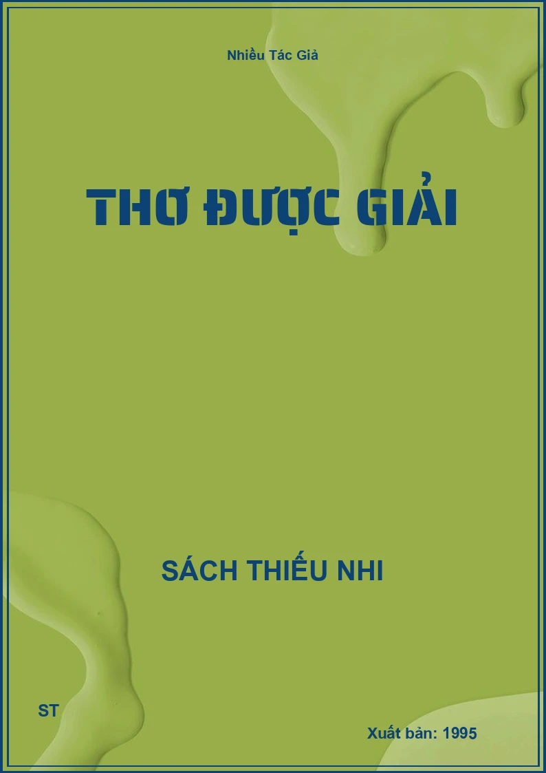 Thơ được giải