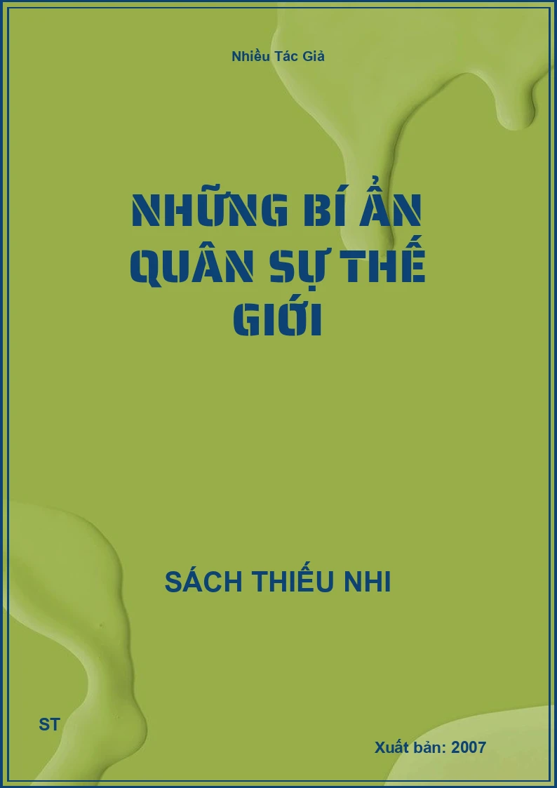 Những bí ẩn quân sự thế giới