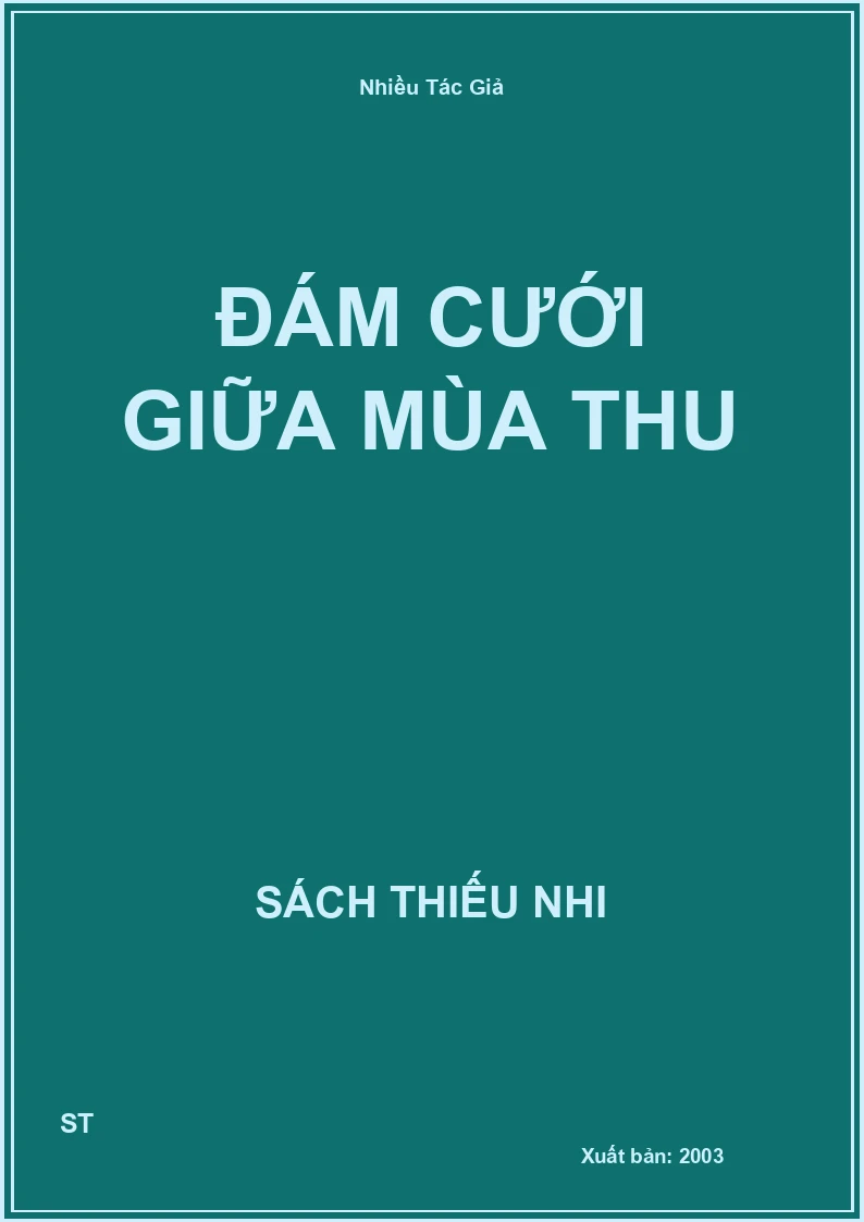 Đám cưới giữa mùa thu