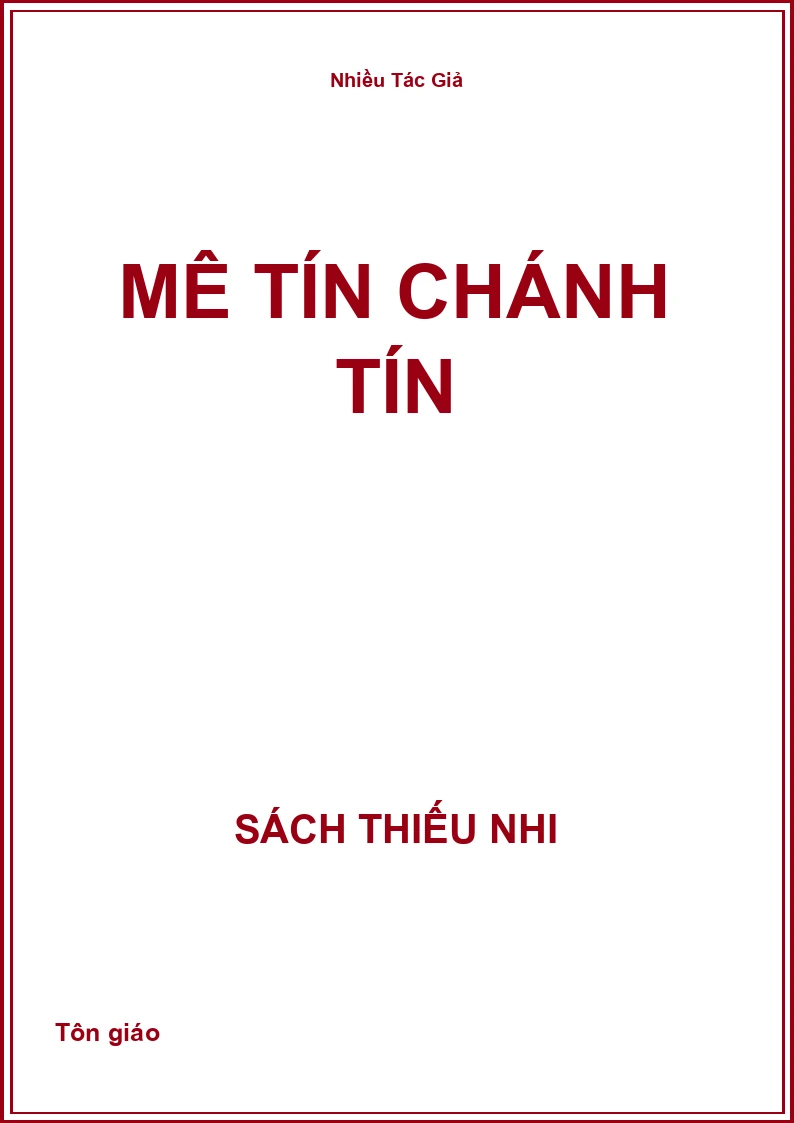 Mê tín chánh tín