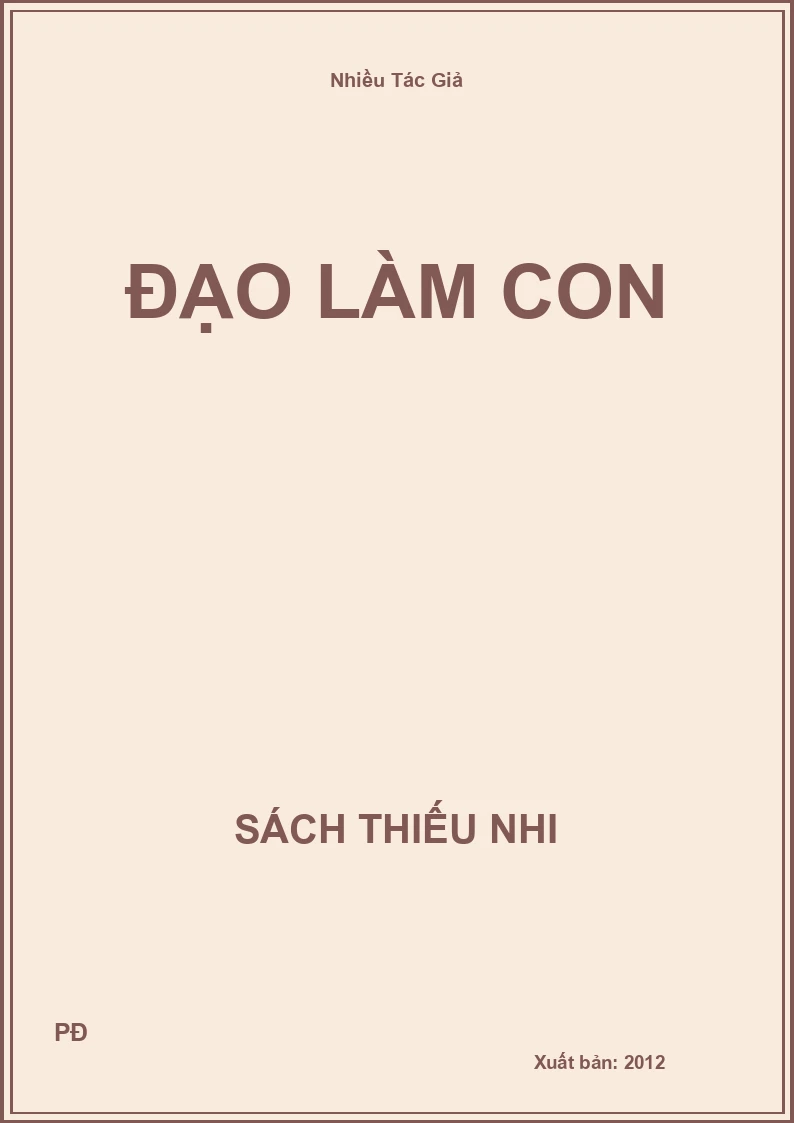 Đạo làm con