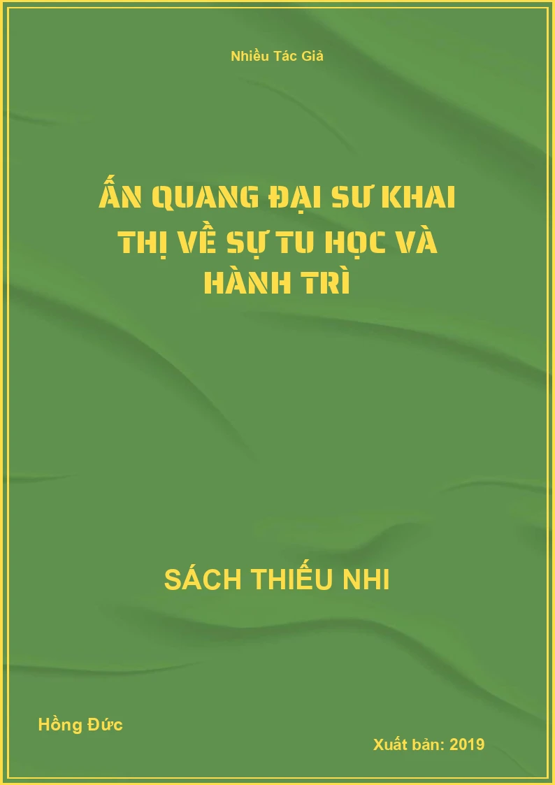 Ấn Quang Đại Sư khai thị về sự tu học và hành trì