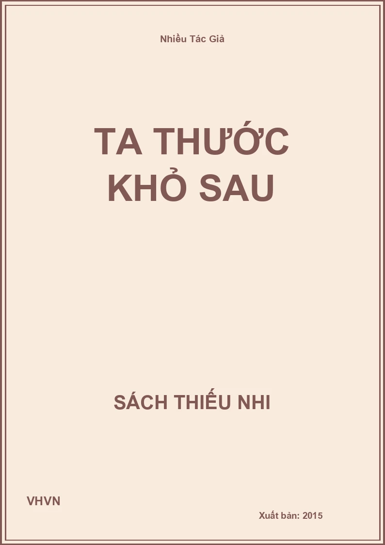 Ta thước khỏ sau