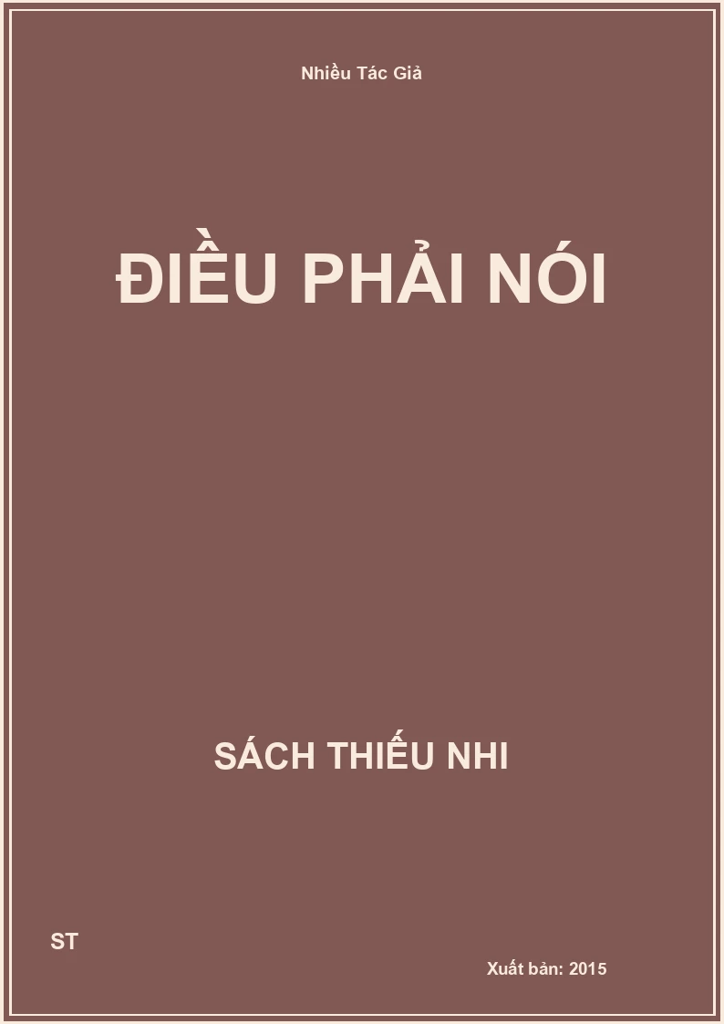 Điều phải nói