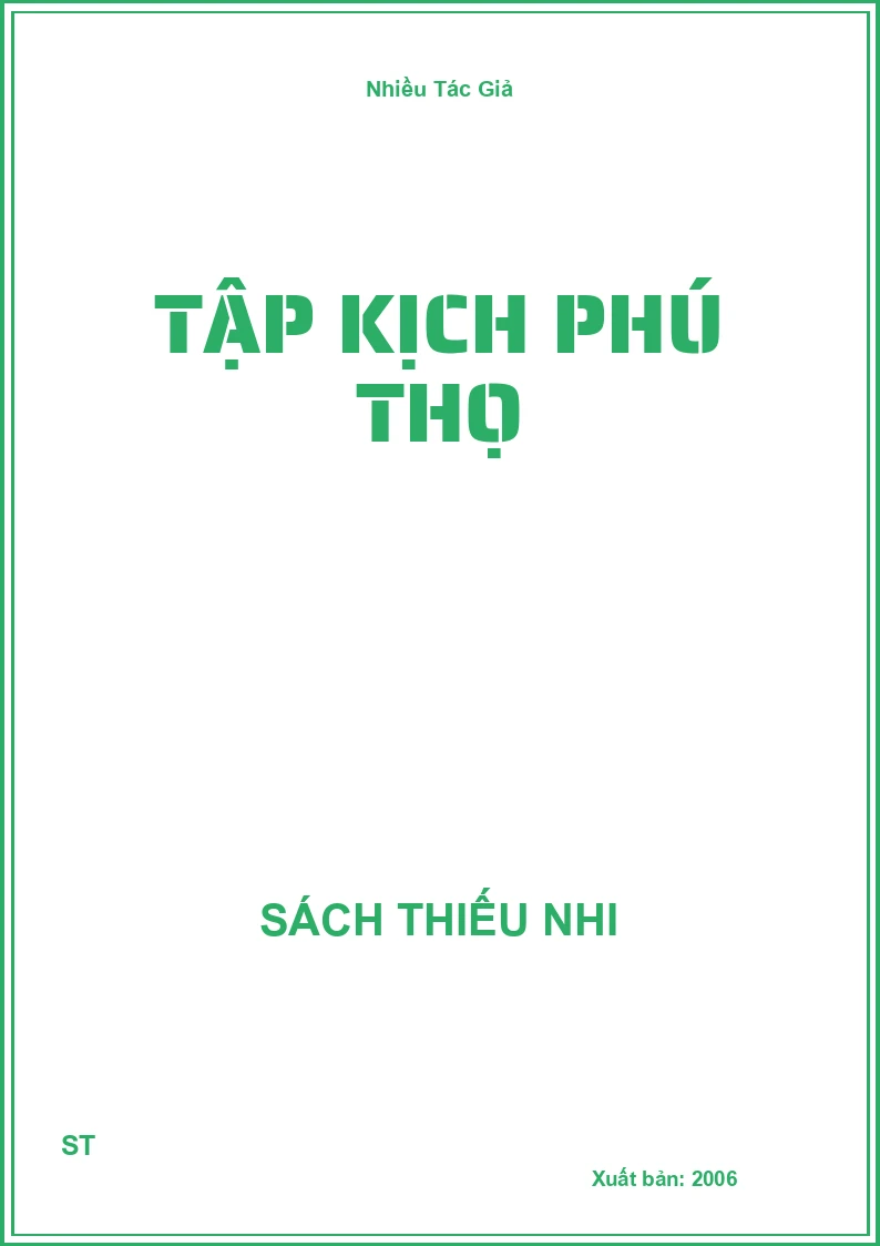 Tập kịch Phú Thọ