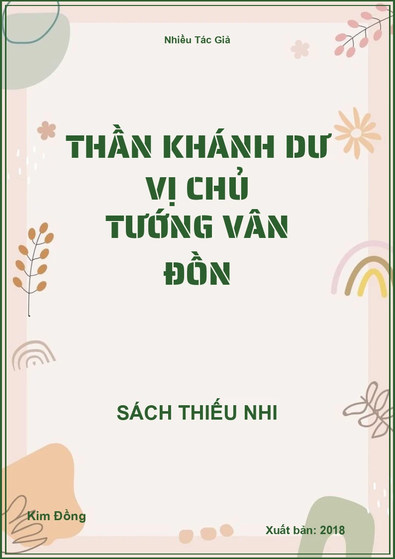 Thần khánh Dư vị chủ tướng Vân Đồn