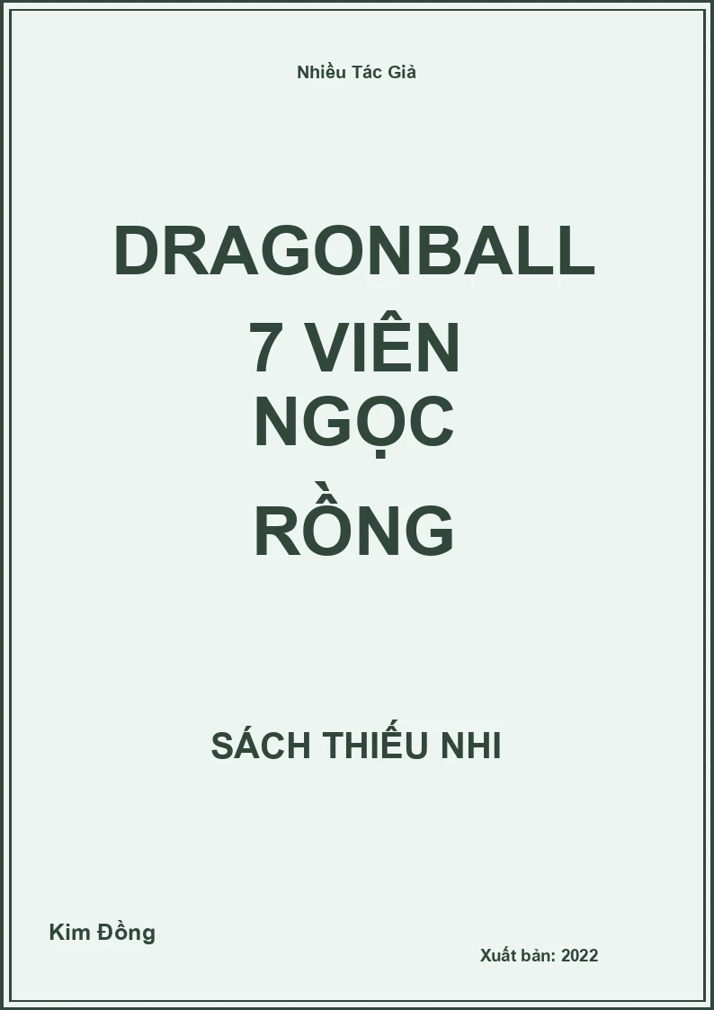 Dragonball 7 viên ngọc rồng