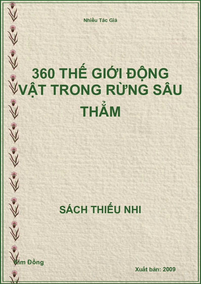 360 thế giới động vật trong rừng sâu thẳm