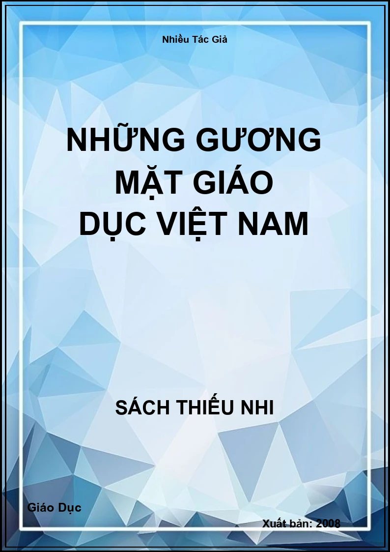 Những gương mặt giáo dục Việt Nam