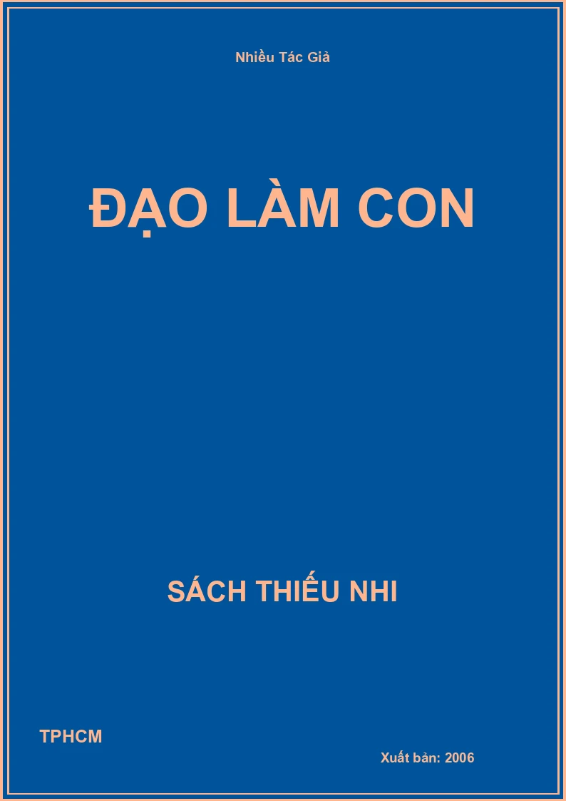 Đạo làm con