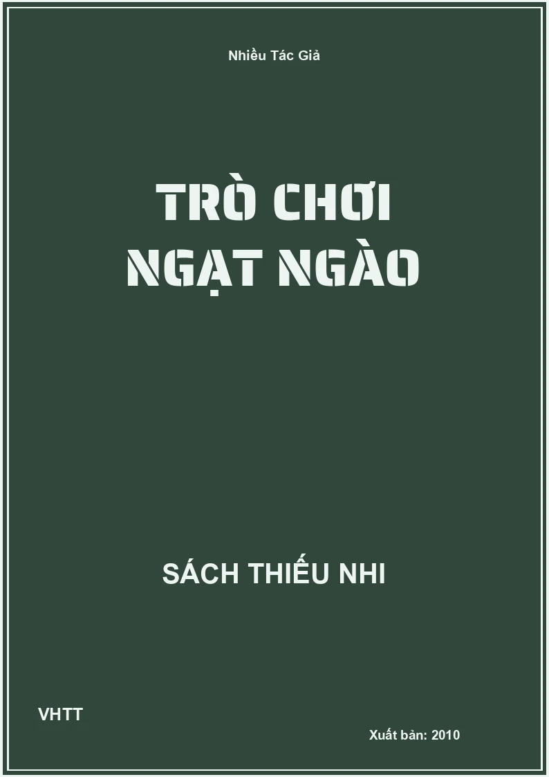 Trò chơi ngạt ngào