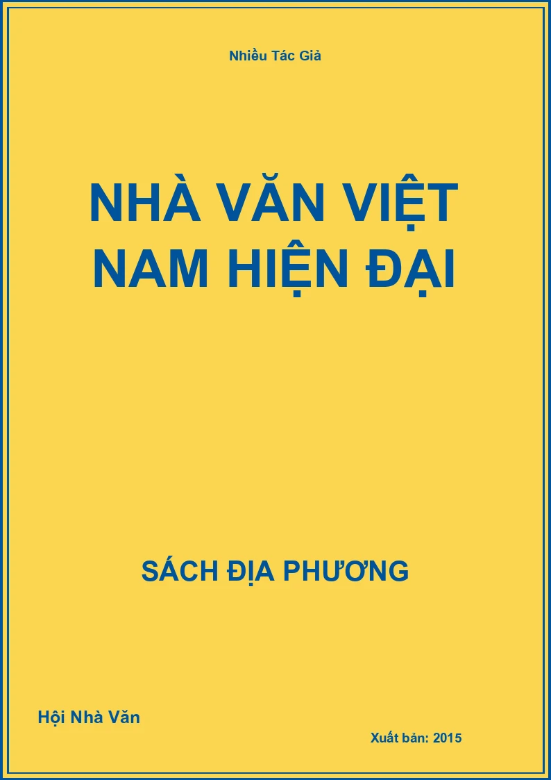 Nhà văn Việt Nam hiện đại