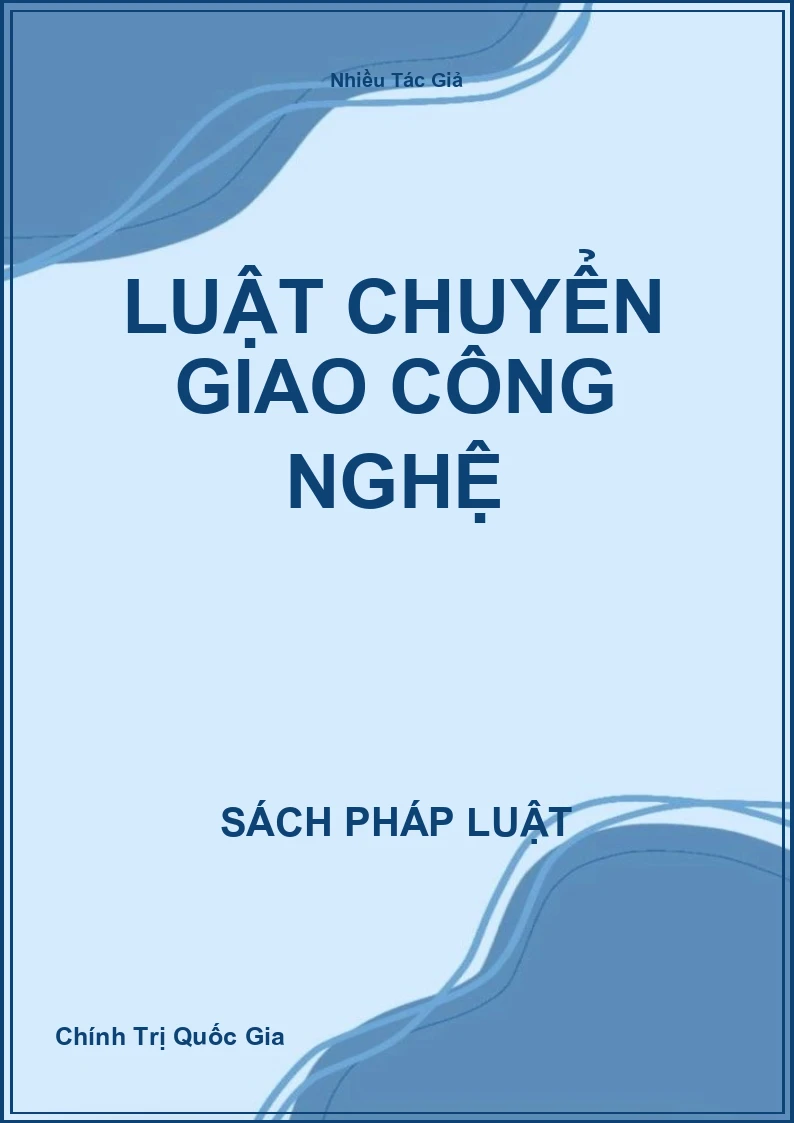 Luật chuyển giao công nghệ