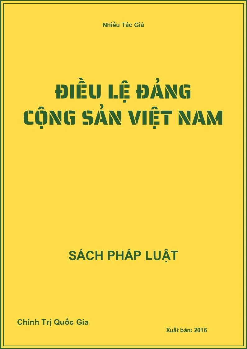 Điều lệ đảng Cộng Sản Việt Nam