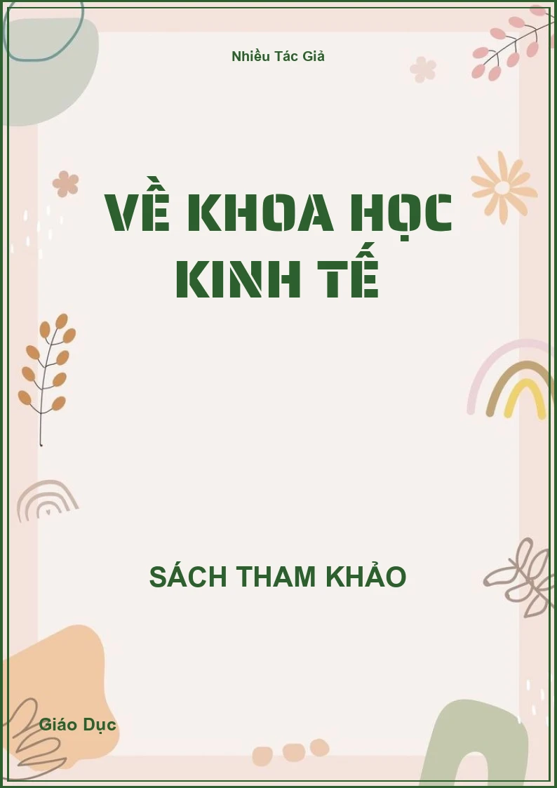 Về Khoa học kinh tế