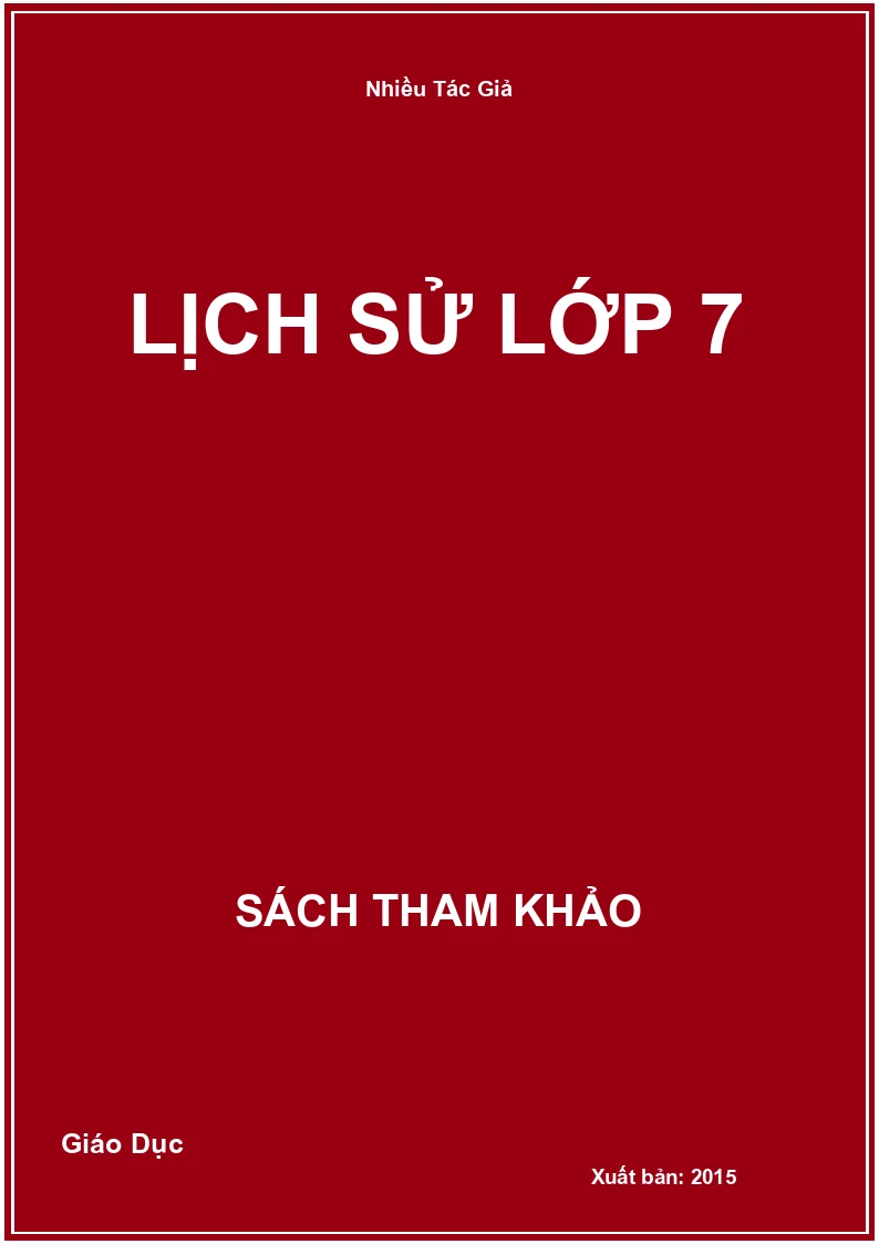 Lịch sử lớp 7