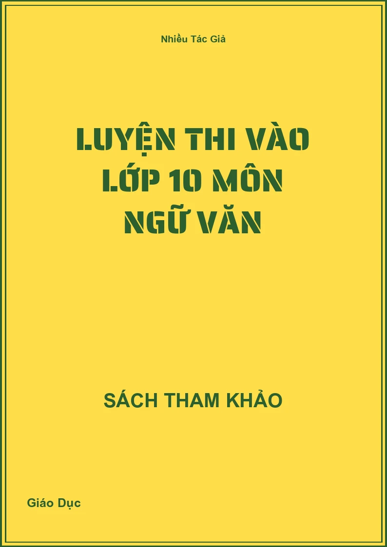 Luyện thi vào lớp 10 môn ngữ văn