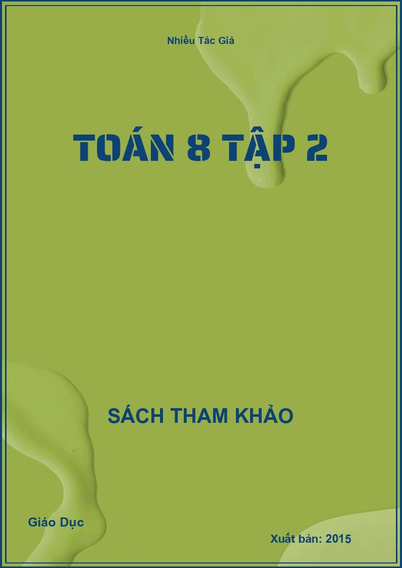 Toán 8 Tập 2