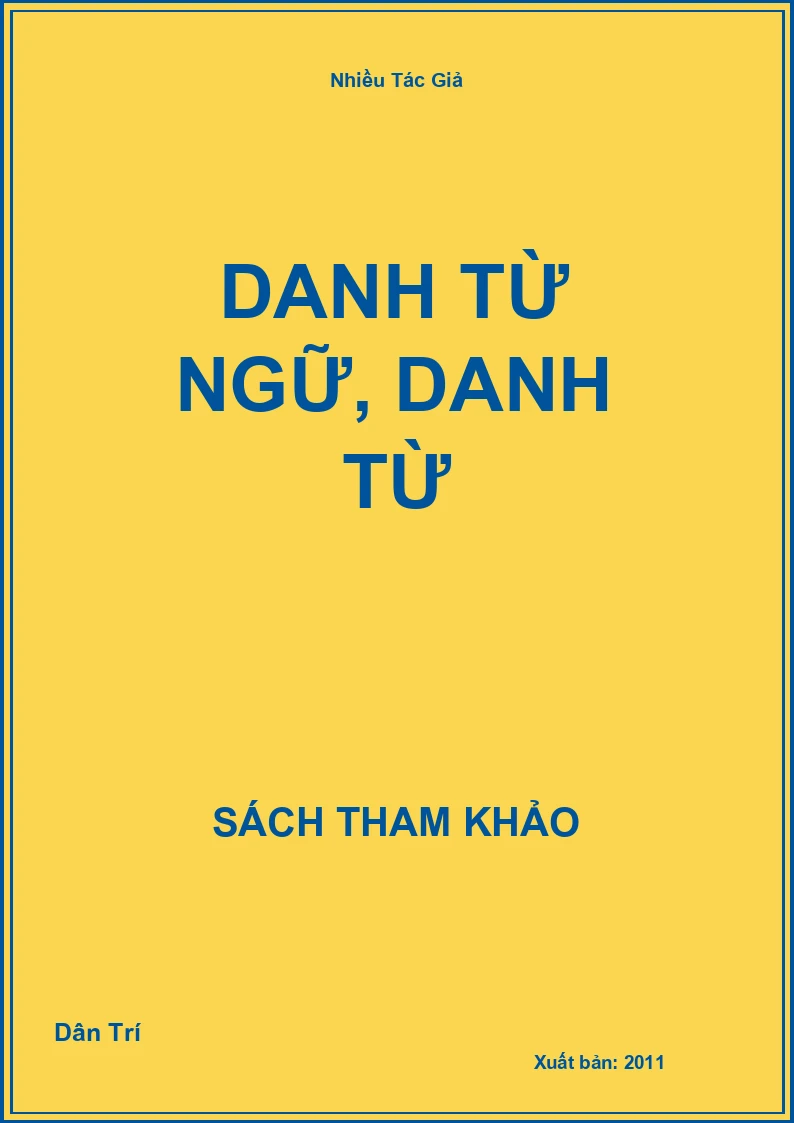 Danh từ ngữ, danh từ