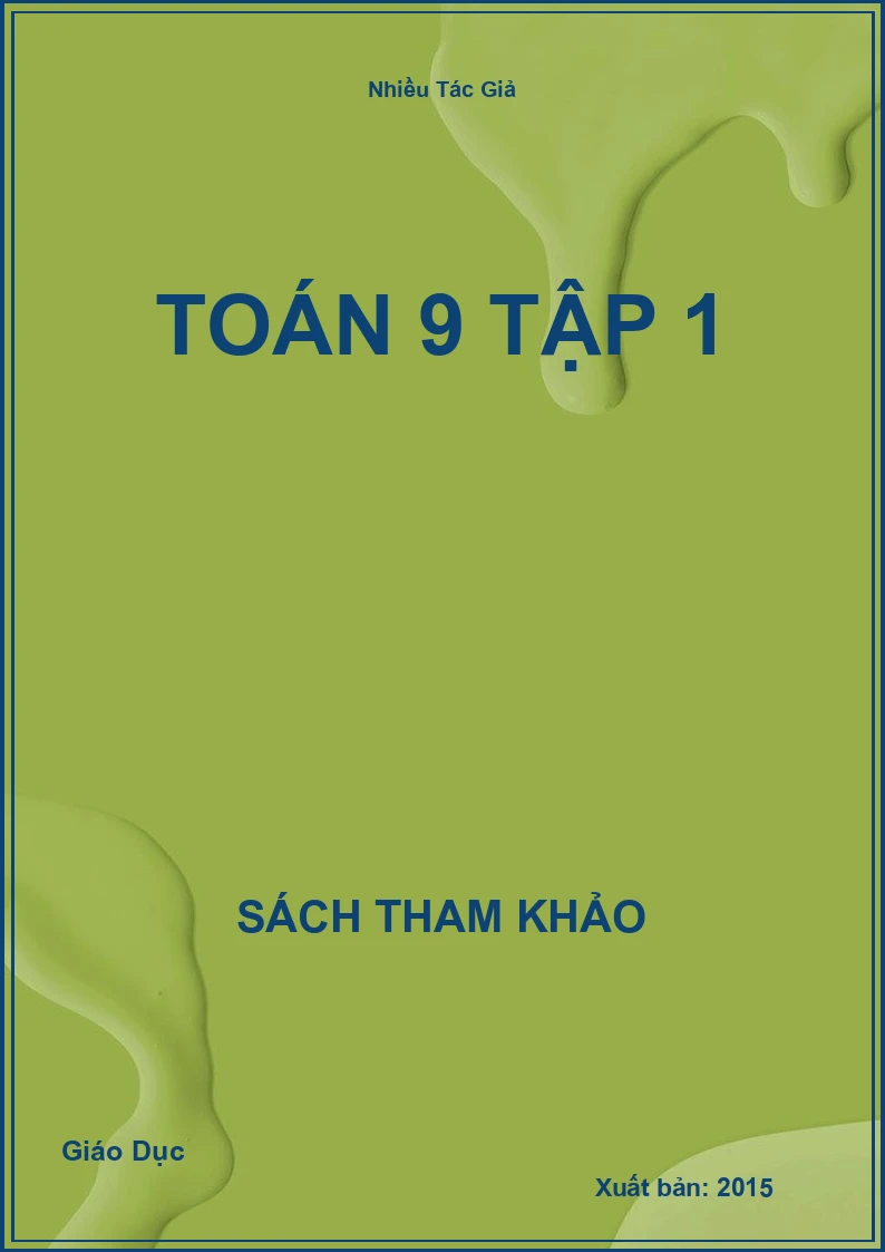 Toán 9 Tập 1