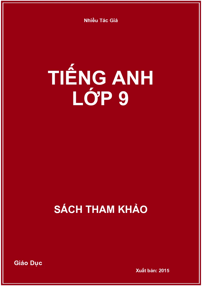 Tiếng anh lớp 9