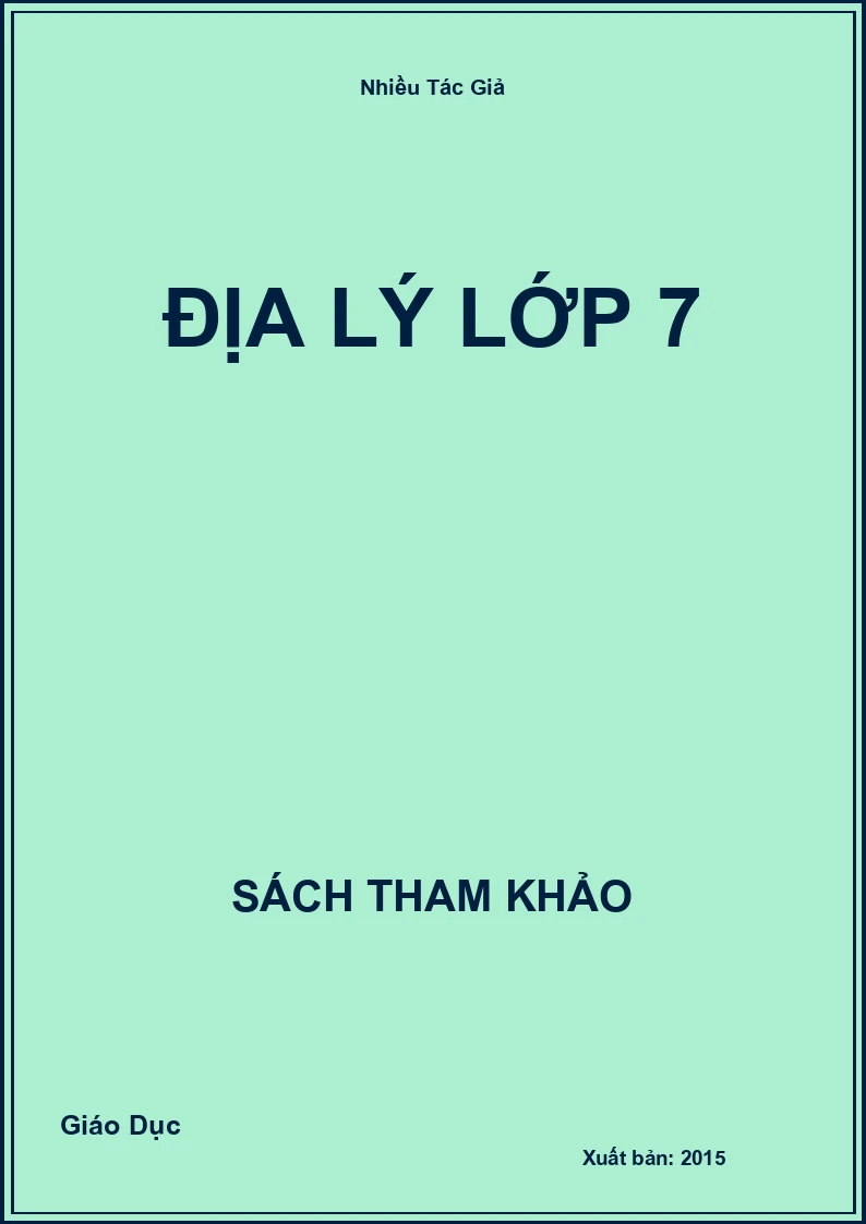 Địa lý lớp 7