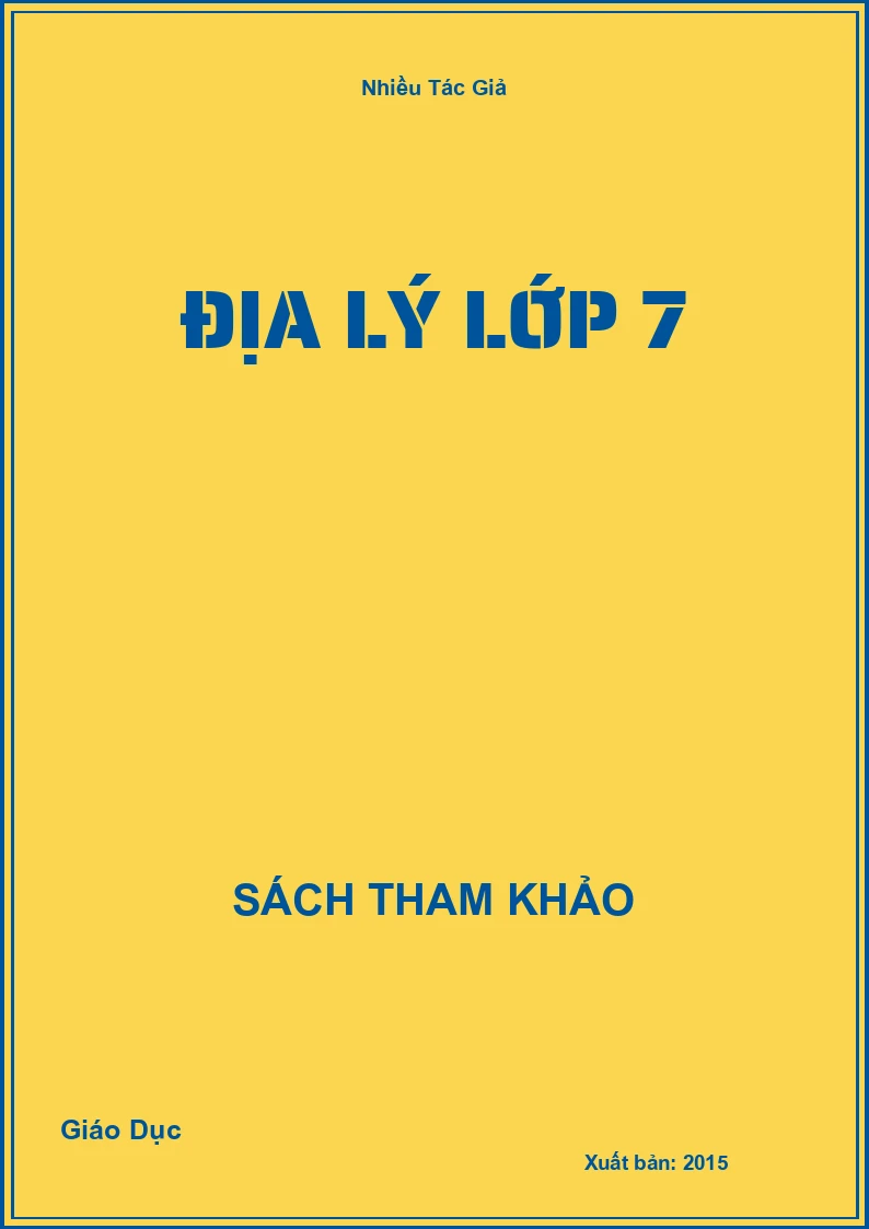 Địa lý lớp 7