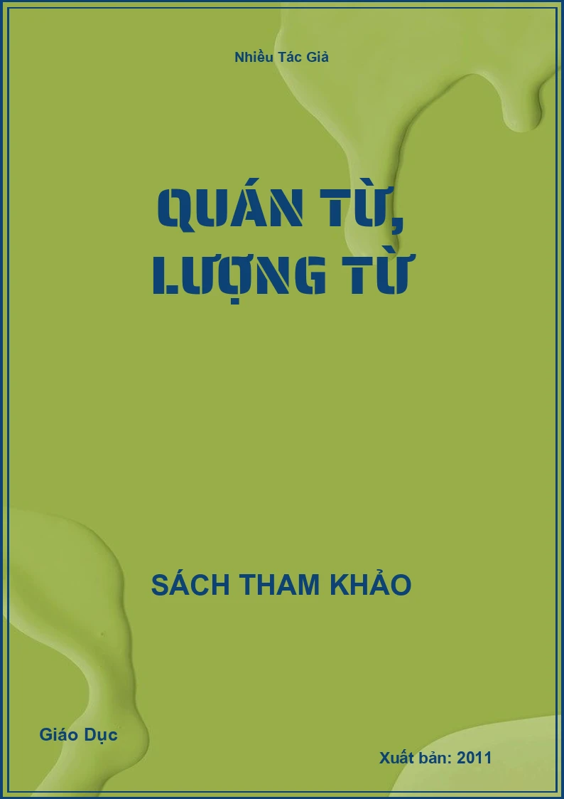 Quán từ, lượng từ