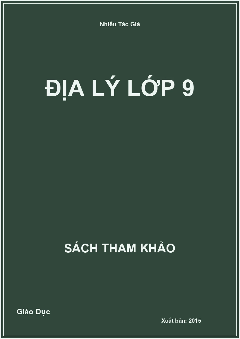 Địa lý lớp 9